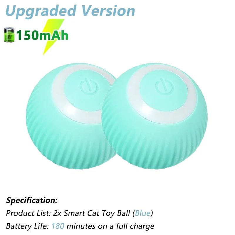 Engaging Smart Cat Toy Ball - Interactive Electric Rolling Ball for Cats - Fun and Active Playtime Accessories