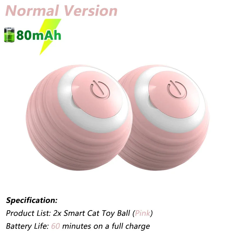 Engaging Smart Cat Toy Ball - Interactive Electric Rolling Ball for Cats - Fun and Active Playtime Accessories