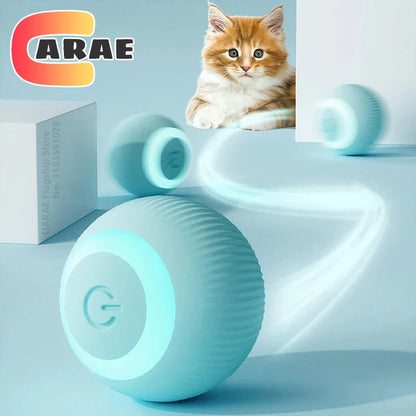 Engaging Smart Cat Toy Ball - Interactive Electric Rolling Ball for Cats - Fun and Active Playtime Accessories