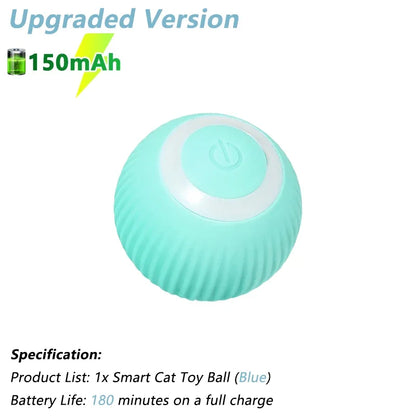 Engaging Smart Cat Toy Ball - Interactive Electric Rolling Ball for Cats - Fun and Active Playtime Accessories