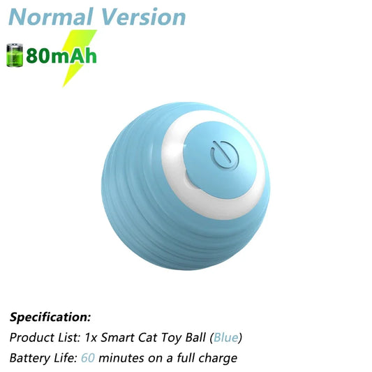Engaging Smart Cat Toy Ball - Interactive Electric Rolling Ball for Cats - Fun and Active Playtime Accessories